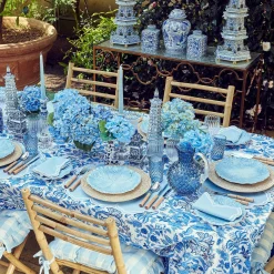 Hot Mrs. Alice Hobnail Navy Glasses & Jug Set