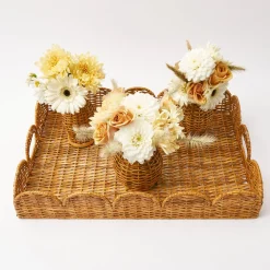 Mrs. Alice Honey Rattan Vase (Set Of 3)