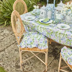 Clearance Mrs. Alice Hydrangea Seat Pad Cushions (Set Of 4)
