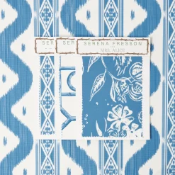 Outlet Mrs. Alice Ikat Stripe Fabric