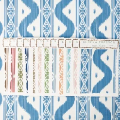 Outlet Mrs. Alice Ikat Stripe Fabric