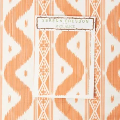 Hot Mrs. Alice Ikat Stripe Fabric