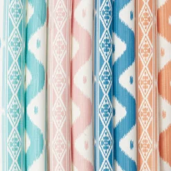 Hot Mrs. Alice Ikat Stripe Fabric