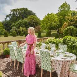 Online Mrs. Alice Isla Green & Pink Placemats & Napkins (Set Of 4)