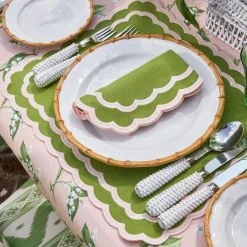 Clearance Mrs. Alice Isla Green & Pink Placemats (Set Of 4)