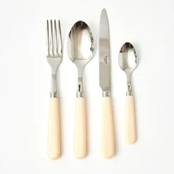 Hot Mrs. Alice Ivory Cutlery Set (4 Piece)