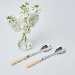 Discount Mrs. Alice Ivory Salad Servers