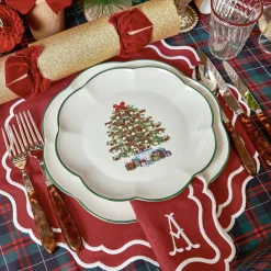 Mrs. Alice Katherine Berry Red Placemats (Set Of 4)