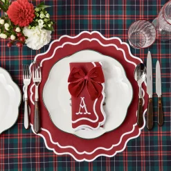 Mrs. Alice Katherine Berry Red Placemats (Set Of 4)