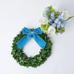 Hot Mrs. Alice Large Blue Velvet Bow