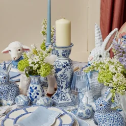 New Mrs. Alice Large Chinoiserie Candle Holder