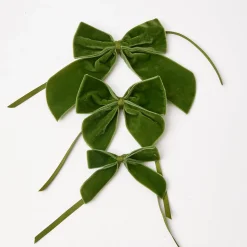 Clearance Mrs. Alice Large Forest Green Napkin Bow (Pair)