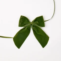 Clearance Mrs. Alice Large Forest Green Napkin Bow (Pair)