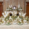 Clearance Mrs. Alice Large Mercury Pillar Candle Stand (Pair)