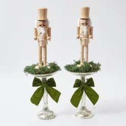 Clearance Mrs. Alice Large Mercury Pillar Candle Stand (Pair)
