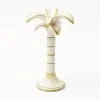 Outlet Mrs. Alice Large White Palm Candle Holder