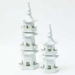 Best Mrs. Alice Large White Porcelain Pagoda