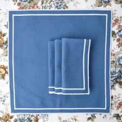 Outlet Mrs. Alice Liberty Blue Napkins (Set Of 4)