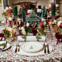 Mrs. Alice Liberty Candy Cane Napkins (Set Of 4)