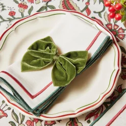 Mrs. Alice Liberty Candy Cane Napkins (Set Of 4)
