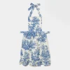 Mrs. Alice Lilibet Toile Frilled Apron