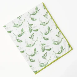 Hot Mrs. Alice Lily Of The Valley & Serena Green Applique Linen Set