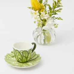 Discount Mrs. Alice Lily Of The Valley Espresso Cup & Saucer