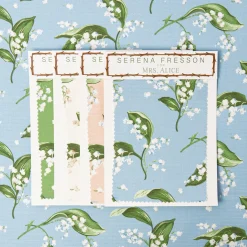 Mrs. Alice Lily Of The Valley Fabric