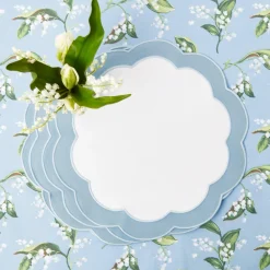 Mrs. Alice Lily Of The Valley Linen Set