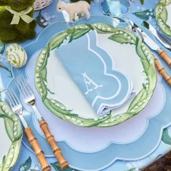 Mrs. Alice Lily Of The Valley Linen Set