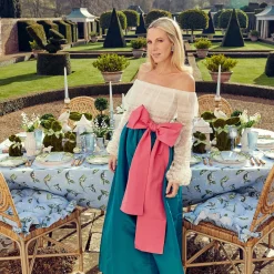 Mrs. Alice Lily Of The Valley Linen Set