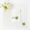 Discount Mrs. Alice Lily Of The Valley White Linen Napkins (Set Of 4)