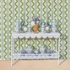 Mrs. Alice Madeleine White Rattan Scalloped Console Table
