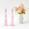 Outlet Mrs. Alice Marguerite Pink Candle Holders (Pair)