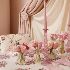 Outlet Mrs. Alice Marguerite Pink Candle Holders (Pair)