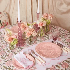 Outlet Mrs. Alice Marguerite Pink Candle Holders (Pair)