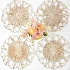 Hot Mrs. Alice Meredith Woven Placemats (Set Of 4)