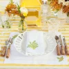 Online Mrs. Alice Mimosa White Linen Napkins (Set Of 4)