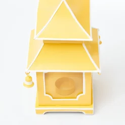 New Mrs. Alice Mini Yellow Pagoda Lantern (Pair)