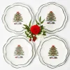 Outlet Mrs. Alice Christmas Tree Starter Plate (Set Of 4)