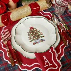 Outlet Mrs. Alice Christmas Tree Starter Plate (Set Of 4)