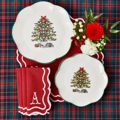 Online Mrs. Alice Christmas Tree Starter Plate (Set Of 4)