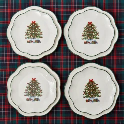 Online Mrs. Alice Christmas Tree Starter Plate (Set Of 4)