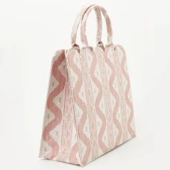 Online Mrs. Alice Tote Bag (Pink Ikat)