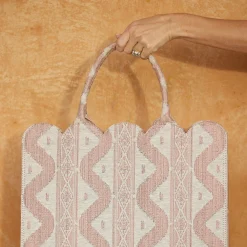 Online Mrs. Alice Tote Bag (Pink Ikat)