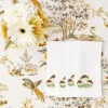 Outlet Mrs. Alice Mushroom White Linen Napkins (Set Of 4)