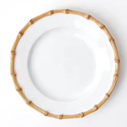 New Mrs. Alice Nancy Bamboo Dinner Plate (Set Of 4)