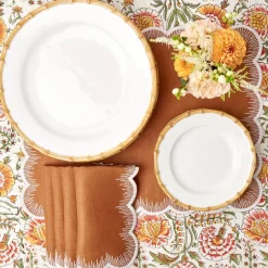 Online Mrs. Alice Nancy Bamboo Dinner Plate (Set Of 4)