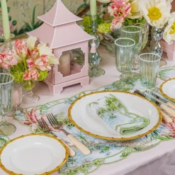 Clearance Mrs. Alice Nancy Bamboo Dinner Plate