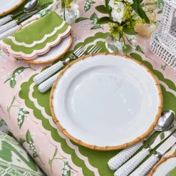 Online Mrs. Alice Nancy Bamboo Dinner Plate (Set Of 4)